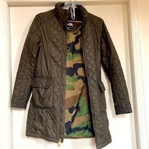 The North Face long jacket size XS
